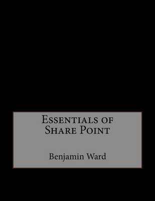 Book cover for Essentials of Share Point