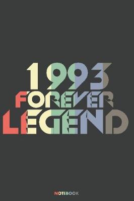Book cover for 1993 Forever Legend Notebook