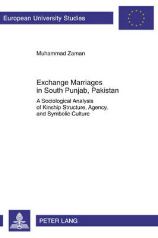 Cover of Exchange Marriages in South Punjab, Pakistan