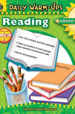 Cover of Daily Warm-Ups: Reading, Grade 4