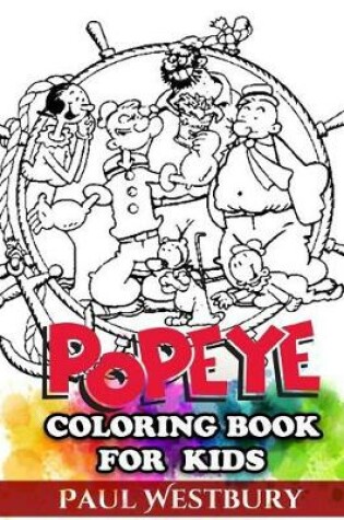 Cover of Popeye Coloring Book for Kids