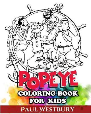 Book cover for Popeye Coloring Book for Kids