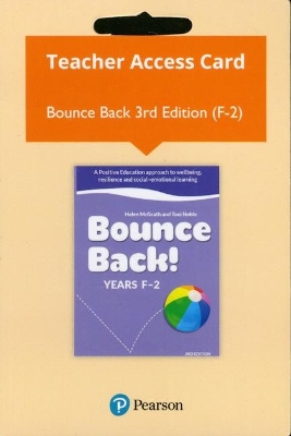 Book cover for Bounce Back! Years F-2 eBook (Access Card)