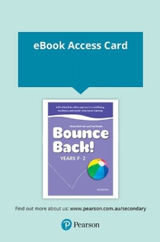 Cover of Bounce Back! Years F-2 eBook (Access Card)