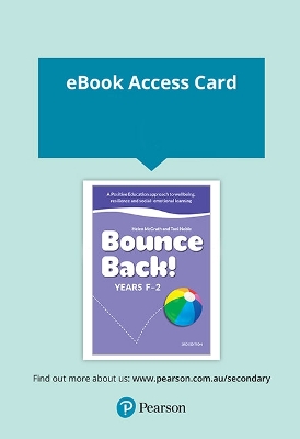 Book cover for Bounce Back! Years F-2 eBook (Access Card)