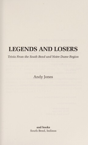 Book cover for Legends & Losers