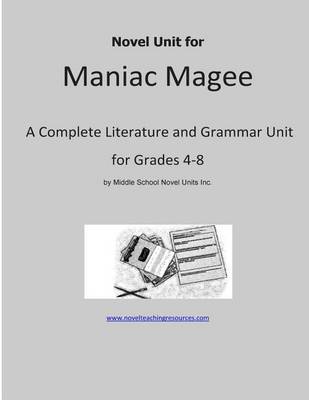 Book cover for Novel Unit for Maniac Magee