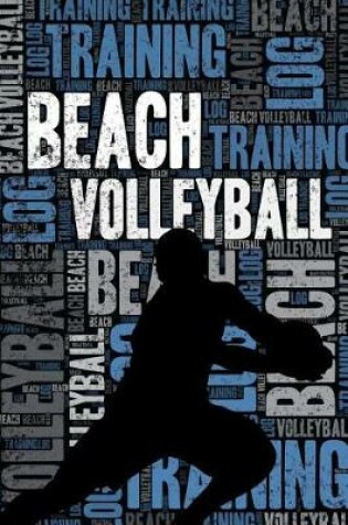 Cover of Mens Beach Volleyball Training Log and Diary