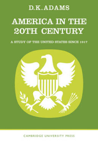 Cover of America in the Twentieth Century