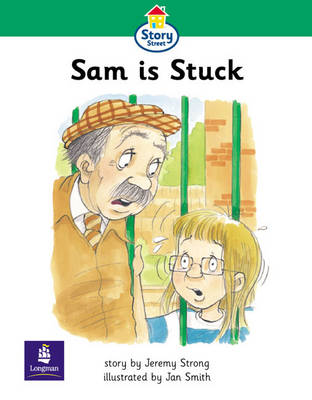 Book cover for Story Street Beginner Stage Step 3: Sam Is Stuck Large Book Format