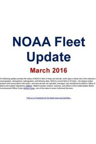 Cover of NOAA Fleet Update