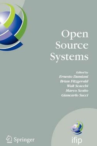 Cover of Open Source Systems: Ifip Working Group 2.13 Foundation on Open Source Software, June 8-10, 2006, Como, Italy