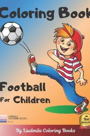 Cover of Coloring book Football for children