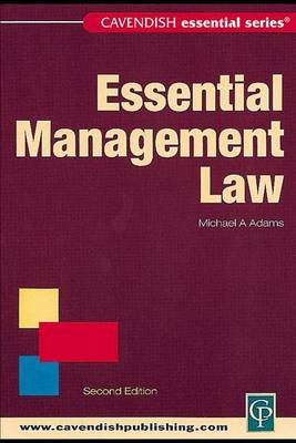 Book cover for Essential Management Law