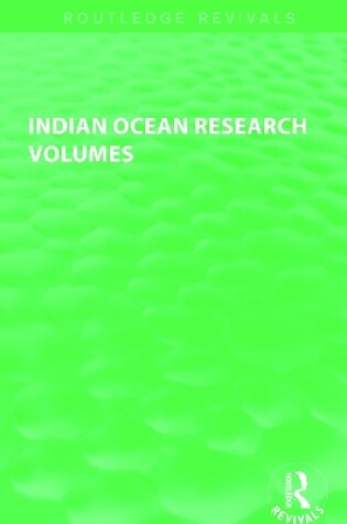 Cover of Indian Ocean Research Volumes