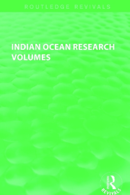 Book cover for Indian Ocean Research Volumes