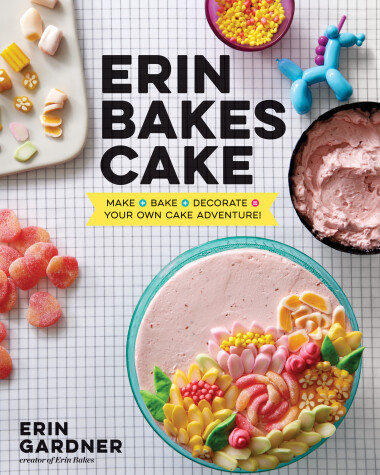 Book cover for Erin Bakes Cake