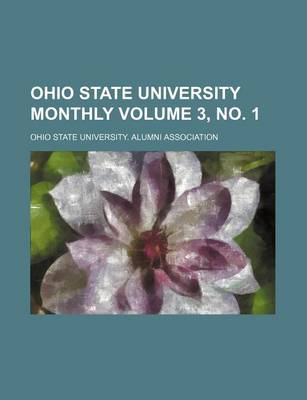 Book cover for Ohio State University Monthly Volume 3, No. 1