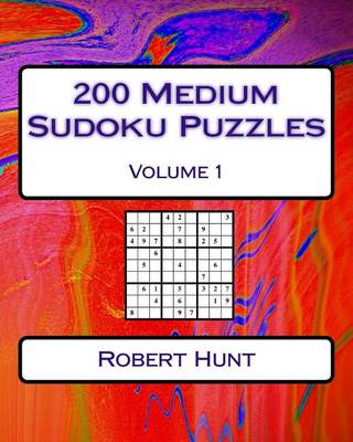 Book cover for 200 Medium Sudoku Puzzles Volume 1