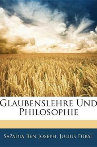 Cover of Glaubenslehre Und Philosophie