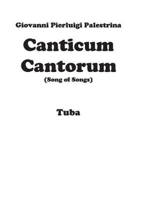 Book cover for Canticum Cantorum - brass quintet - Tuba