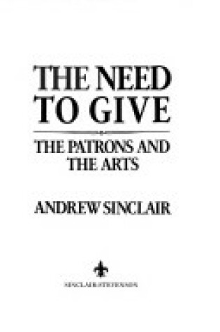 Cover of The Need to Give
