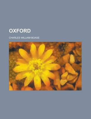 Book cover for Oxford