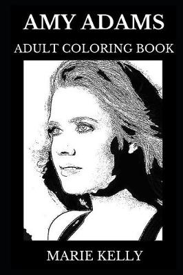 Book cover for Amy Adams Adult Coloring Book