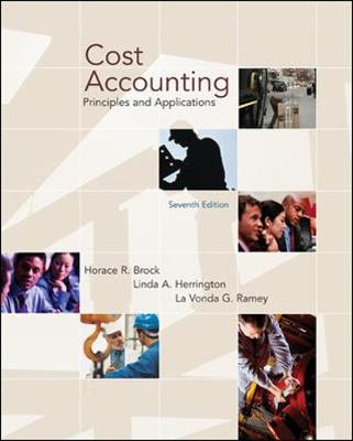 Book cover for Cost Accounting: Principles and Applications