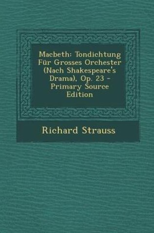 Cover of Macbeth