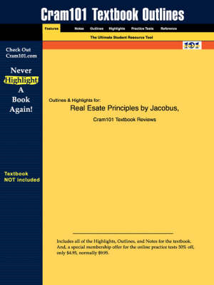 Cover of Studyguide for Real Esate Principles by Jacobus, ISBN 9780324143874