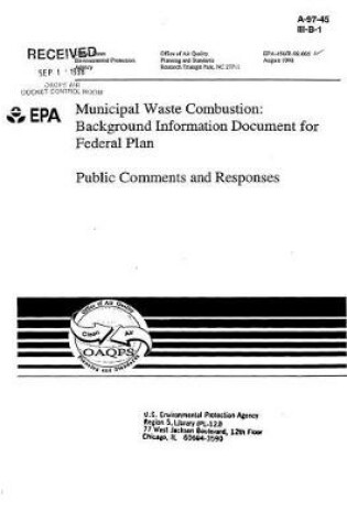 Cover of Public Comments And Responses