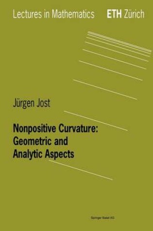 Cover of Nonpositive Curvature: Geometric and Analytic Aspects