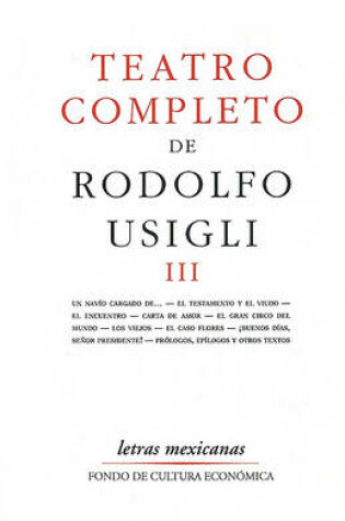 Cover of Teatro Completo