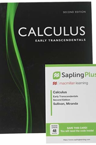 Cover of Calculus: Early Transcendentals 2e & Saplingplus for Calculus: Early Transcendentals 2e (Forty-Eight Months Access)