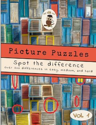 Book cover for Picture Puzzles - Spot the differences