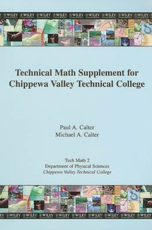 Cover of Technical Math Supplement for Chippewa Valley Technical College