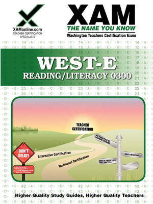Book cover for West-E Reading/Literacy 0300 Teacher Certification Test Prep Study Guide