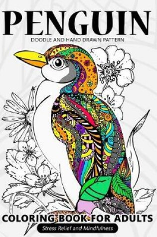 Cover of Penguin Coloring Book for Adults