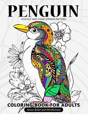 Book cover for Penguin Coloring Book for Adults