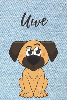 Book cover for Uwe Notizbuch Hunde / Notizheft / Malbuch / Kritzelbuch / Tagebuch / Journal / DIN A5 / Geschenke