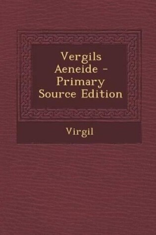 Cover of Vergils Aeneide