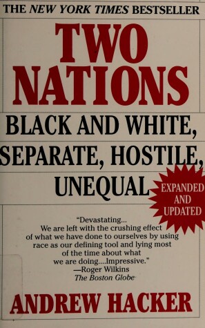 Book cover for Black and White, Separate, Hostile, Une
