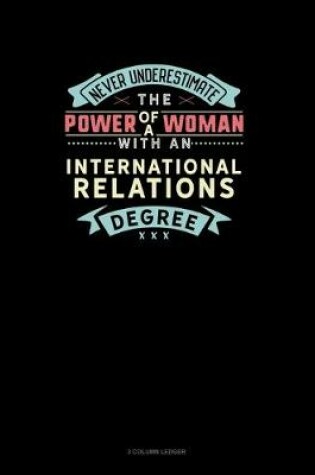 Cover of Never Underestimate The Power Of A Woman With An International Relations Degree