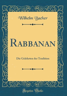 Book cover for Rabbanan