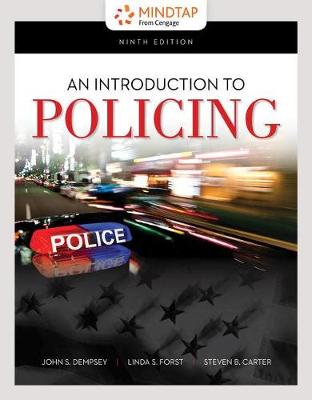 Book cover for Mindtap Criminal Justice, 1 Term (6 Months) Printed Access Card for Dempsey/Forst/Carter's an Introduction to Policing