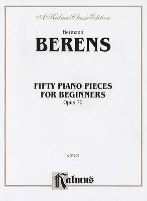 Cover of 50 Piano Pieces for Beginners, Op. 70