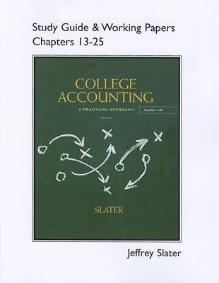 Book cover for Study Guide & Working Papers for College Accounting Chapters 13 - 25