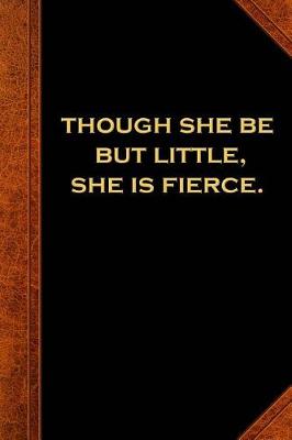 Cover of 2019 Daily Planner Shakespeare Quote She Little Fierce 384 Pages