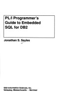 Book cover for Embedded S. Q. L. for DB2